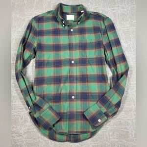Band Of Outsiders Womens Button Down Plaid Long Sleeve Shirt Size 1